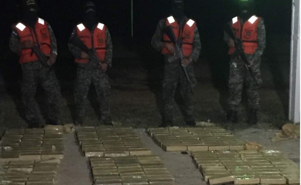 Honduras decomisa 713 kilos de droga en zona sur