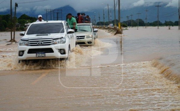 Por cuarta vez se inundan zonas afectadas del Valle de Sula