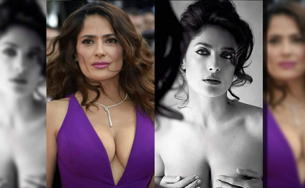 Salma Hayek habla tras posar en topless