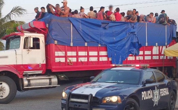 Rescatan a 141 migrantes hondureños en Tabasco