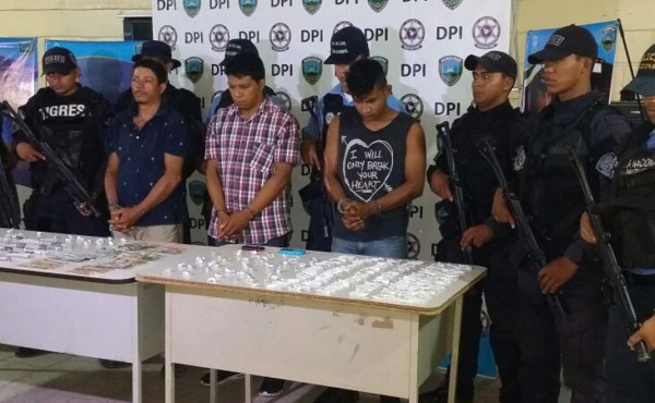 Cae supuesta banda distribuidora de droga en Olancho