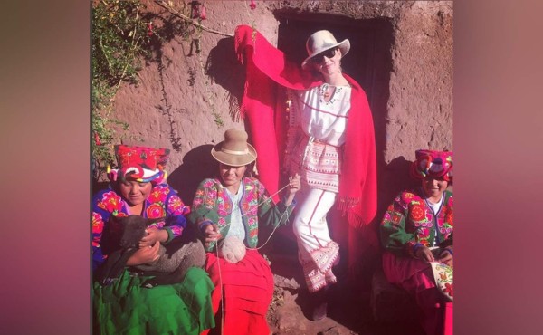 La singular foto de Katy Perry en Perú