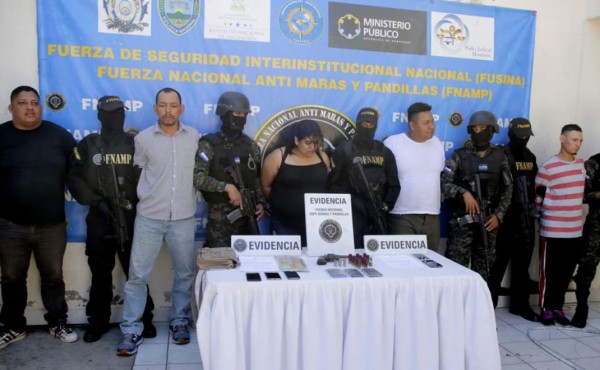 FNAMP captura en Tegucigalpa a cinco supuestos miembros de la MS13