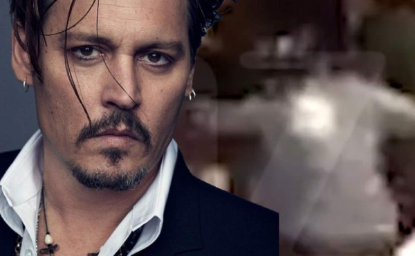 Muestran a Johnny Depp en violento video  