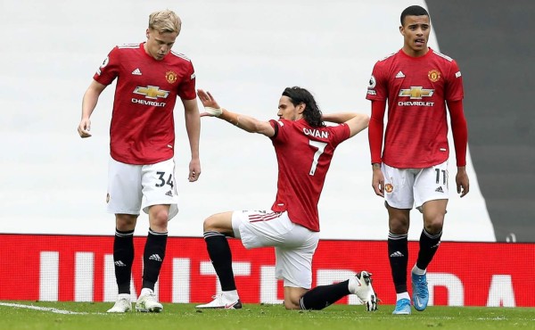 El Manchester United venció en Old Trafford por 3-1 al Burnley. Foto EFE