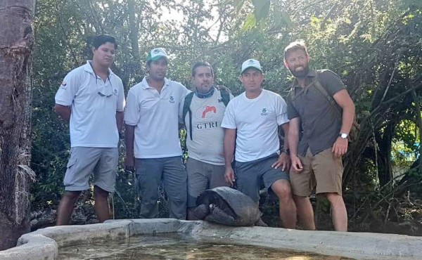 Hallan en Ecuador tortuga gigante considerada desaparecida hace un siglo