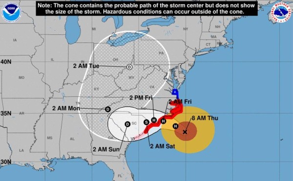 Tormenta tropical Isaac avanza 'poco organizada' por el este del Caribe