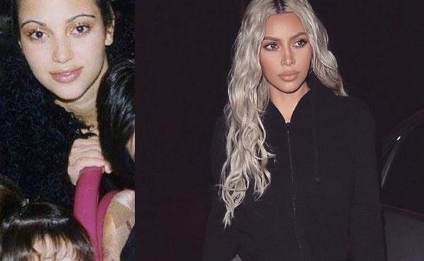 Kim Kardashian irreconocible en foto de su juventud