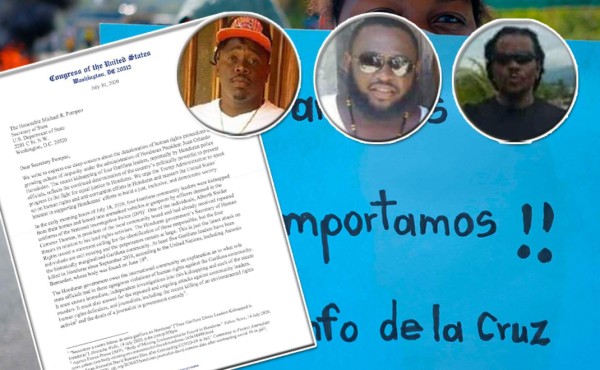 Congresistas de EEUU envían a Pompeo carta sobre secuestro de garífunas