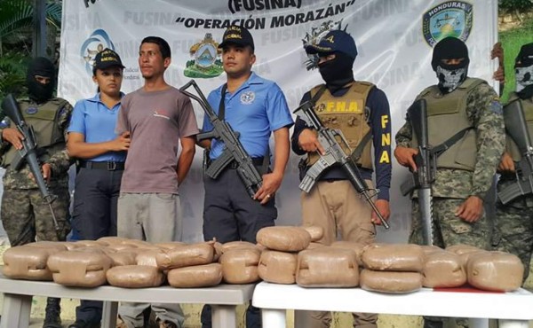 Capturan a 'El Chapo' en Comayagua con 100 libras de marihuana