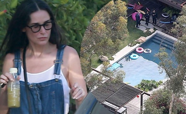 Demi Moore tras hallar cadáver en su piscina: 'Estoy en estado de shock'