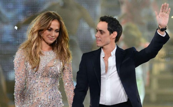 Video: JLo rechaza beso de Marc Anthony  