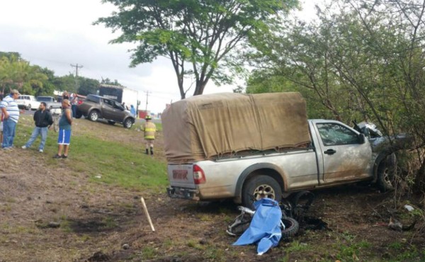 Dos muertos en accidente de tránsito en Comayagua