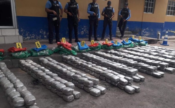 Decomisan supuesta marihuana valorada en más de un millón de lempiras