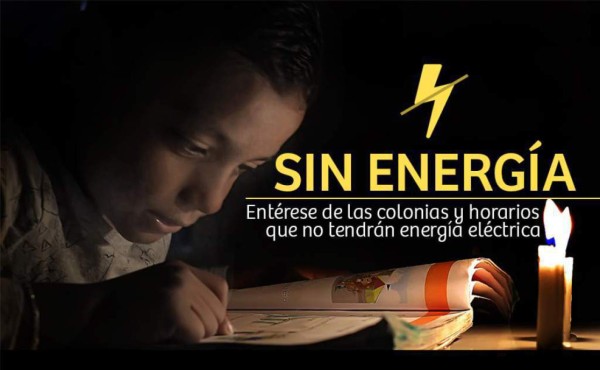 San Pedro Sula: 30 colonias estarán sin energía este lunes
