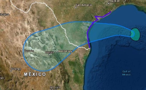 Hanna avanza como tormenta tropical por México tras su paso por Texas