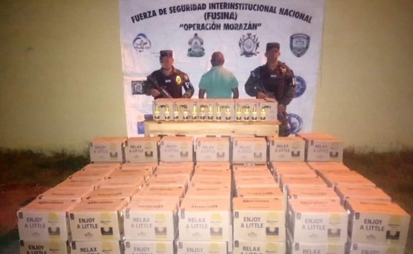 Lo detienen por supuesto contrabando de 100 cajas de cerveza en Copán  
