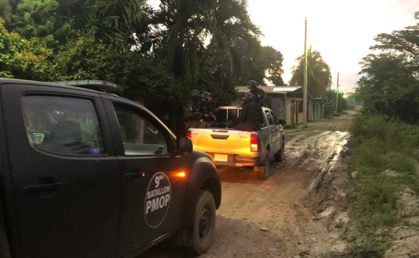 Ejecutan varios allanamientos en el norte de Honduras