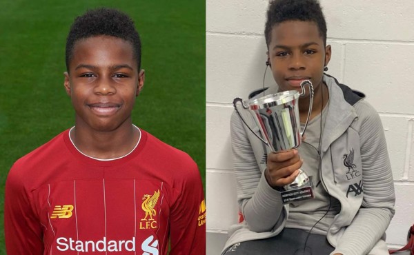 Hijo de Maynor Figueroa se luce en la academia del Liverpool