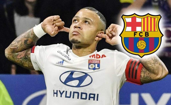 Presidente del Lyon se pronunció sobre el interés del Barça por Depay