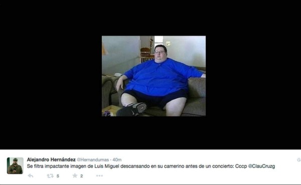 Memes: Se ríen de Luis Miguel por ¿gordo?