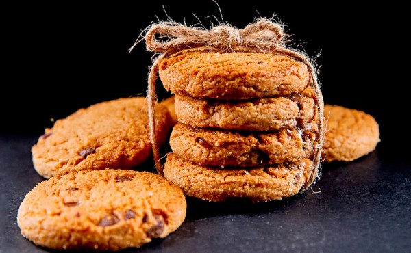 Galletas especiadas con chispas de chocolate