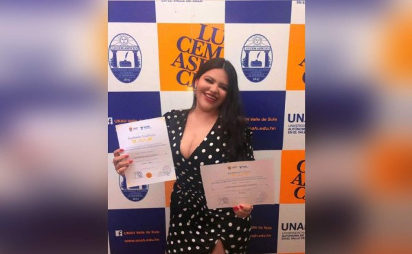 Estudiante de Derecho tiene un índice de 100% en la Unah-vs