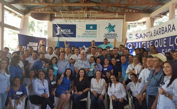 Juan Orlando inicia su campaña electoral en Santa Bárbara