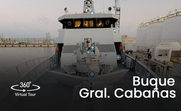 OPV 62m: Interactivo 360 del moderno buque hondureño hecho por Israel