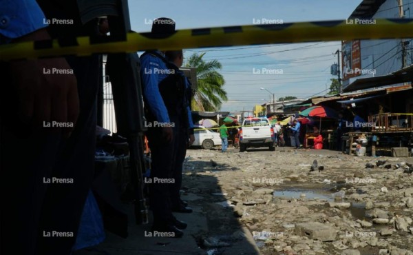 Asesinan a colombiano en barrio Medina de San Pedro Sula