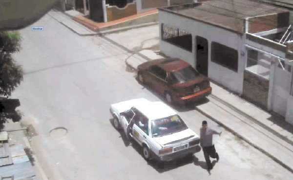 Video: Así asesinaron a un taxista en la capital de Honduras