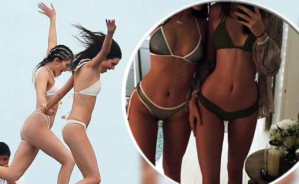Kendall y Kylie Jenner en selfie provocador