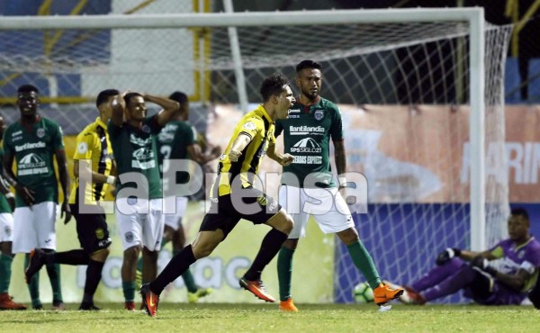 Real España rescató un empate en caliente clásico ante Marathón