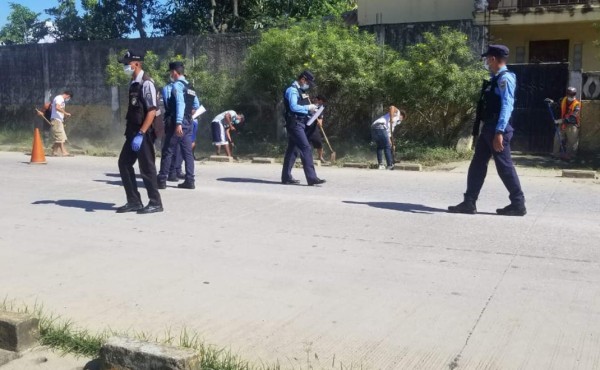 Trabajo comunitario para quien irrespete toque de queda en Puerto Cortés