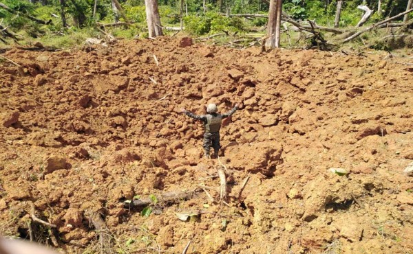 Destruyen otra narcopista en Brus Laguna, Gracias a Dios