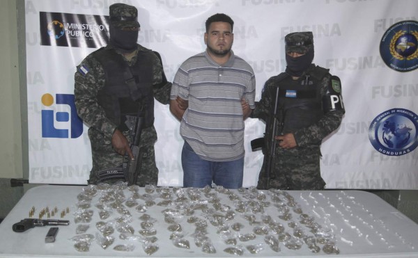 Lo capturan con droga y una arma en La Lima