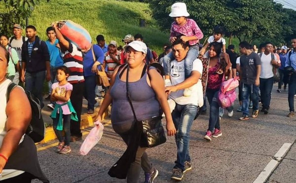 Caravana de hondureños asegura va a Estados Unidos