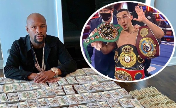 Floyd Mayweather ganó miles de dólares gracias al triunfo de Teófimo López sobre Lomachenko