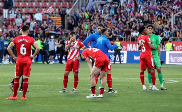 Girona y 'Choco' Lozano descienden a la Segunda División en España