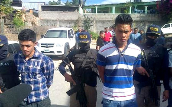 Policía de Honduras arresta a presuntos jefes de pandilla