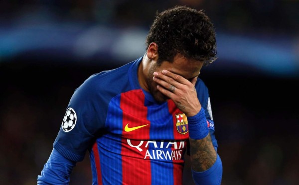 VIDEO: El desconsolado llanto de Neymar tras la eliminación del Barça