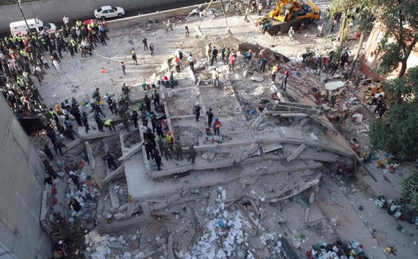 México: La devastación tras el sismo vista desde el aire
