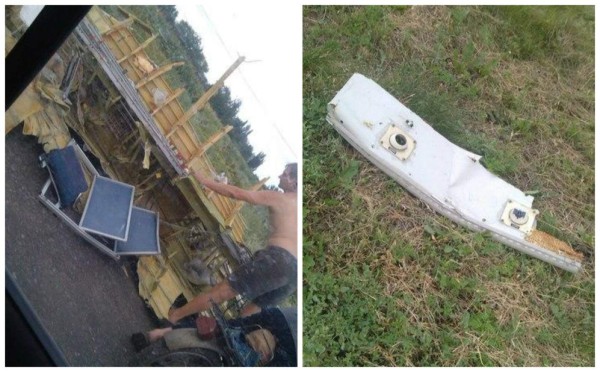 Los rebeldes hallan numeros cadáveres en lugar de siniestro del avión malasio