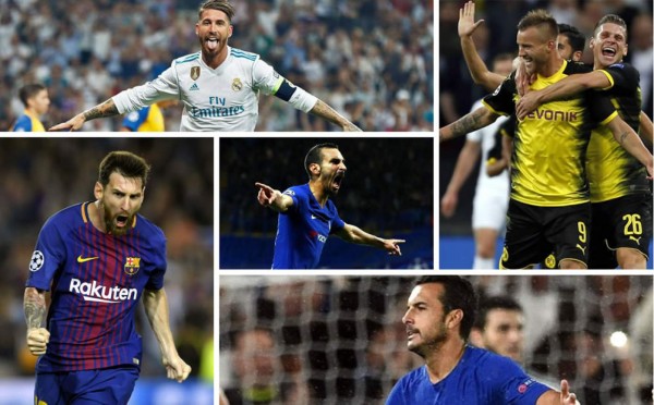 El 'Top 5' de los golazos de la primera jornada de la Champions League