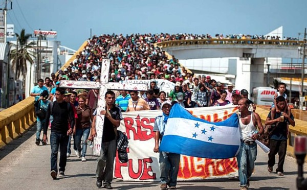 Migrantes de Honduras se reunieron con gobernador de Veracruz