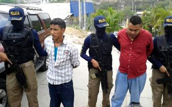 Policía de Honduras detiene a extorsionadores en Tegucigalpa