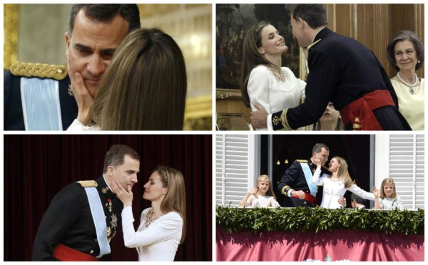 Los besos, aplausos y vestuario, imagen de los nuevos Reyes de España