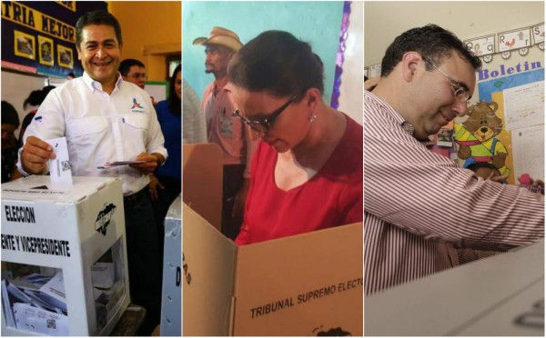 Juan Orlando Hernández, Luis Zelaya y Xiomara Castro ganan elecciones primarias, según boca de urna