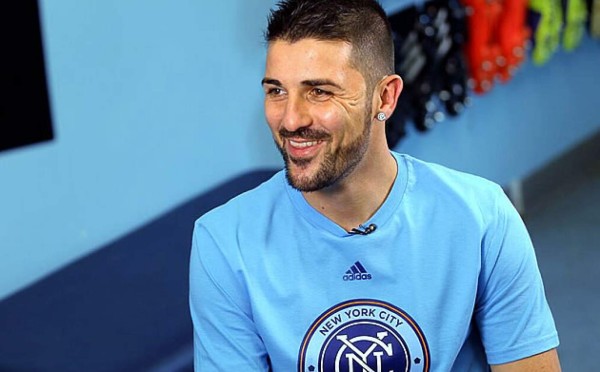 Villa ya posa como nuevo jugador del New York City FC de la MLS