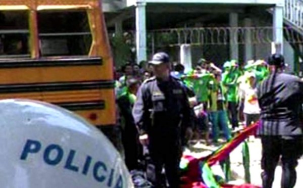 Honduras: Tirotean bus de barra del Marathón en San Pedro Sula